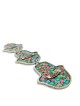 Colorful Hamsa Wall Hanging Mobiles , Hamsa Wall Art , Israeli Judaica