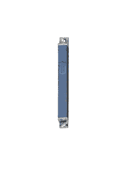 Étui carré moderne pour mezouza avec aspect argenté brillant, grandes mezouzas, I