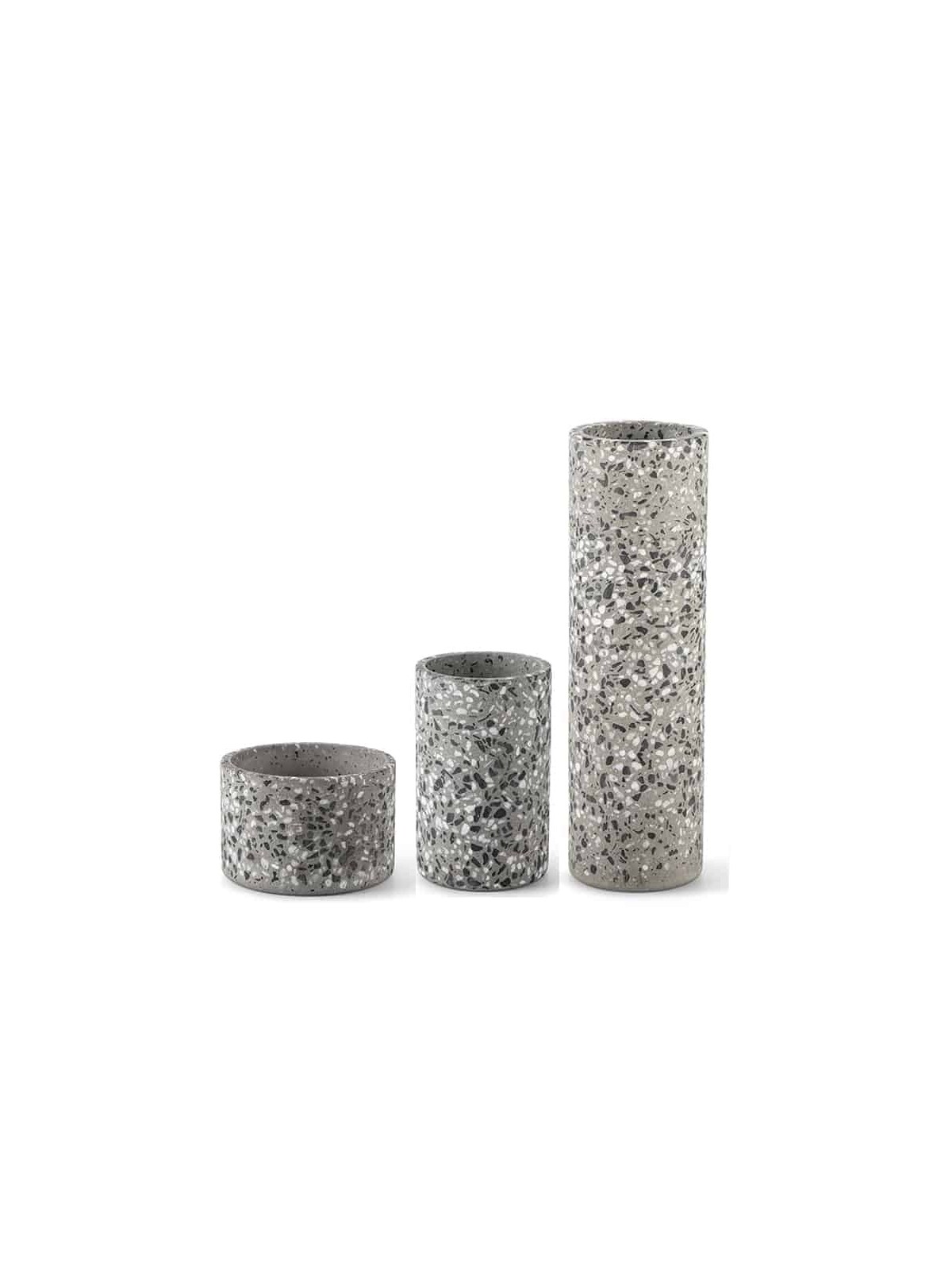 Vase Terrazzo moderne unique, cadeaux Tu B'Av, Judaica israélien