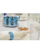 Anodized Aluminum Matte Napkin Holder , Passover Gifts , Israeli Judai