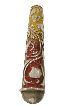 Pomegranate Mezuzah Case Made of Pewter Enamel Col , Avi Nadav Mezuzah