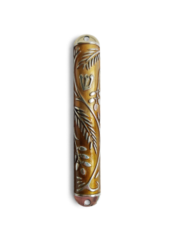 Colorful Mezuzah Case with Custom Enamel Colors , Avi Nadav Mezuzah Ca