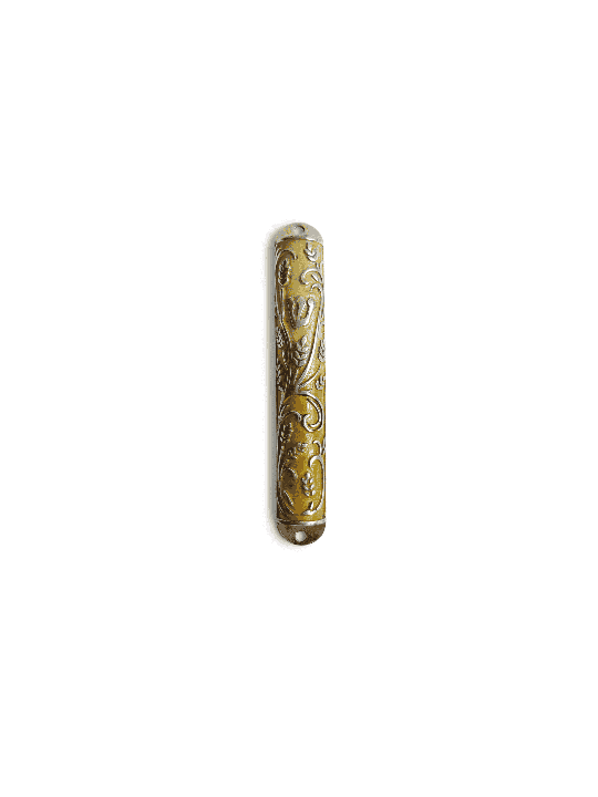 Étui Mezuzah de conception de champs d'orge émaillés, étuis Avi Nadav Mezuzah,