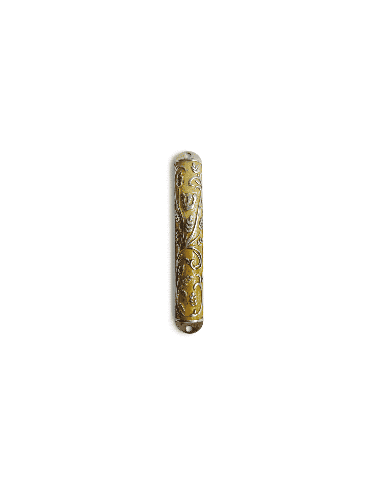Étui Mezuzah de conception de champs d'orge émaillés, étuis Avi Nadav Mezuzah,