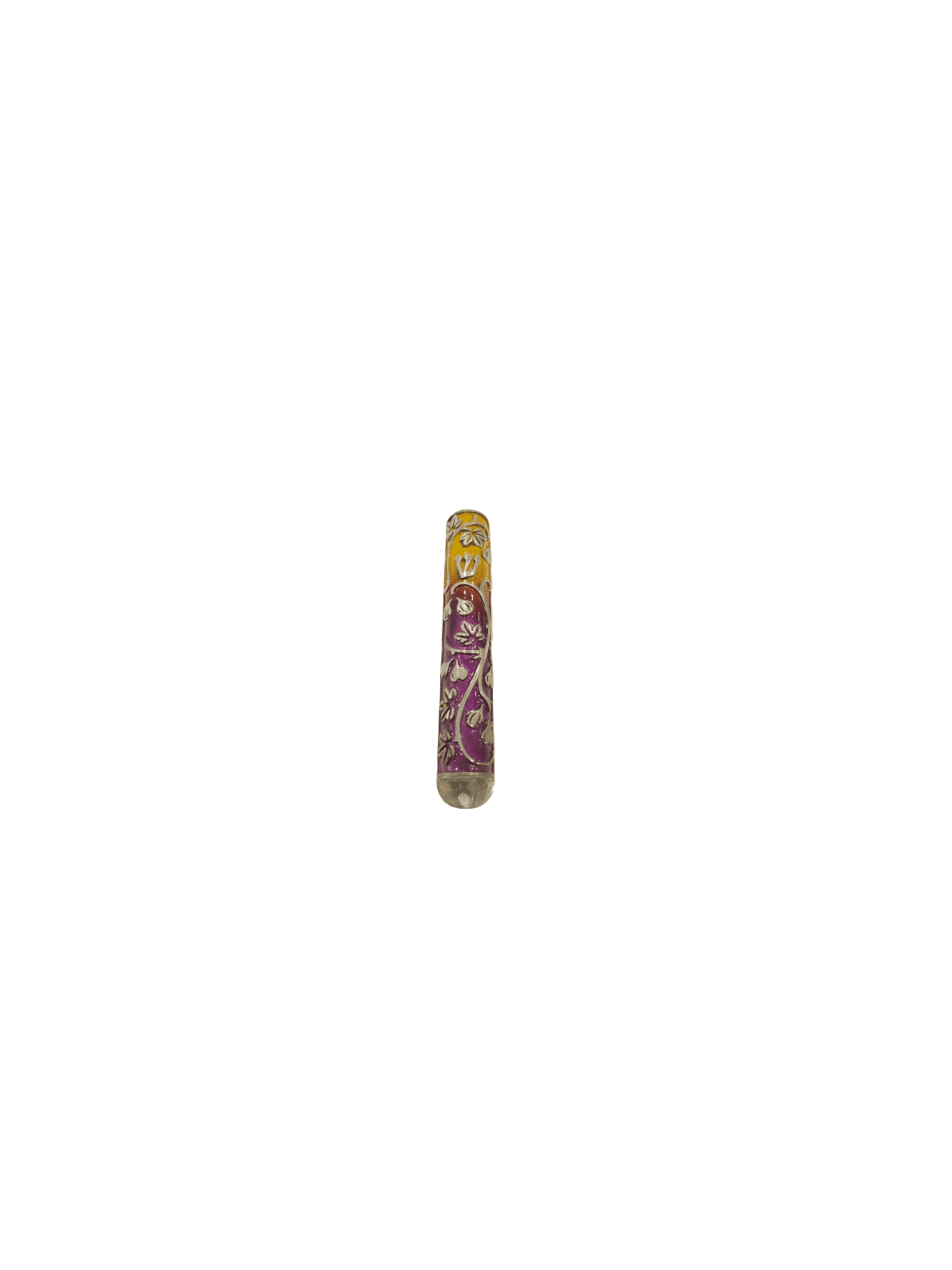 Mezuzah colorée unique en son genre avec décoration de figue, Avi Nadav Mezuzah