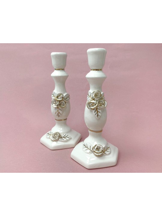 Chandeliers floraux en céramique, cadeaux de mariage juifs, Judaica israélien