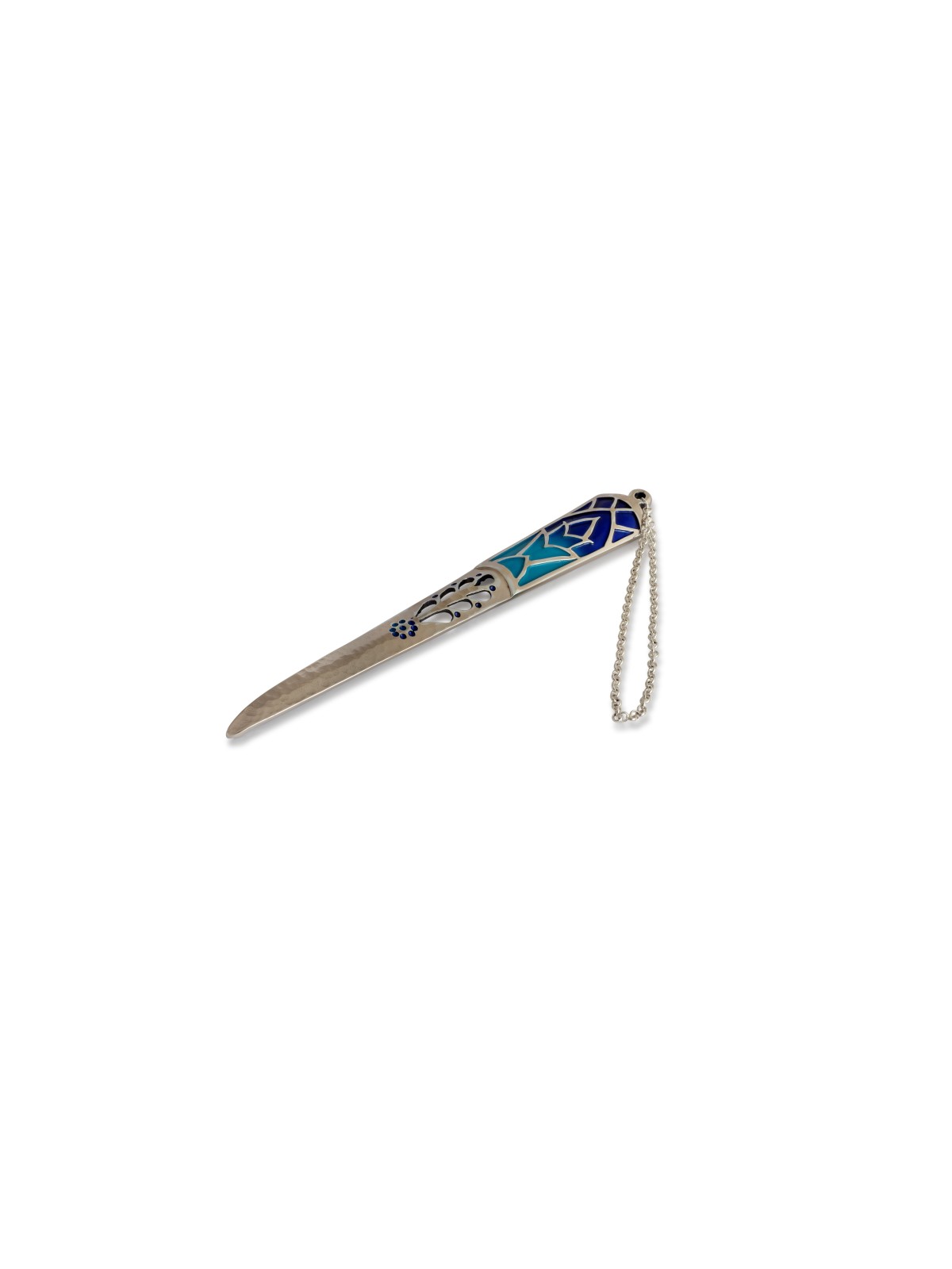 Pewter Cone-Shape Small Yad Torah , Passover Gifts , Israeli Judaica