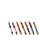 Forme ronde moderne colorée de Mezuzah, cas d'Avi Nadav Mezuzah, Israël