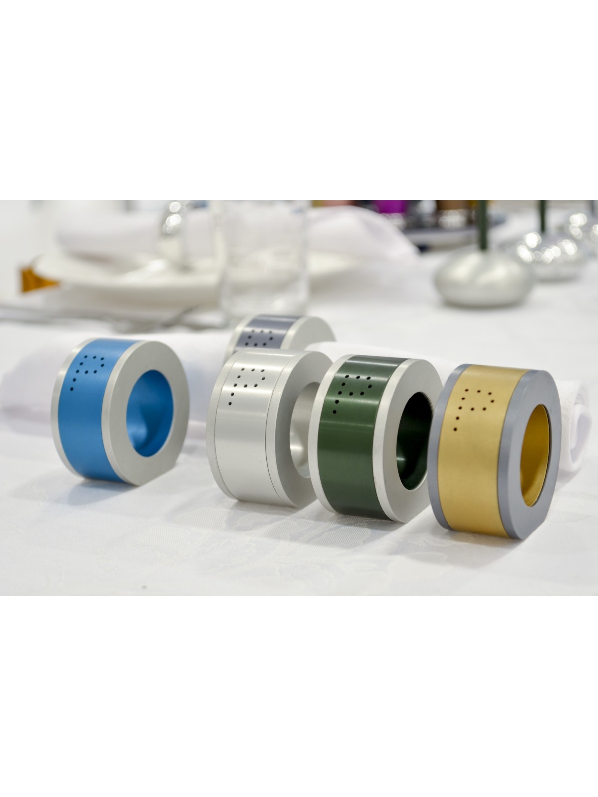 Aluminum Napkin Ring & Salt Pepper Shaker , Aluminum Napkin Holders ,
