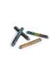 Étui Mezuzah émaillé avec aspect argenté, étuis Avi Nadav Mezuzah, Isr