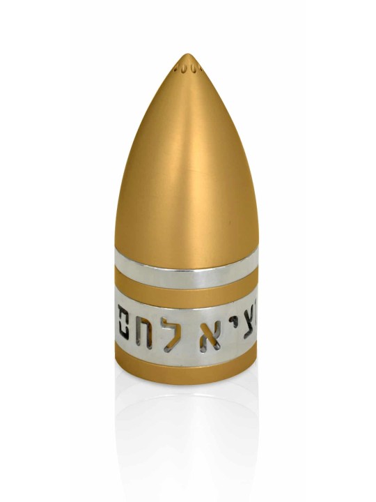 Modern Salt and Pepper Aluminum Shaker , Jewish Housewarming , Israeli
