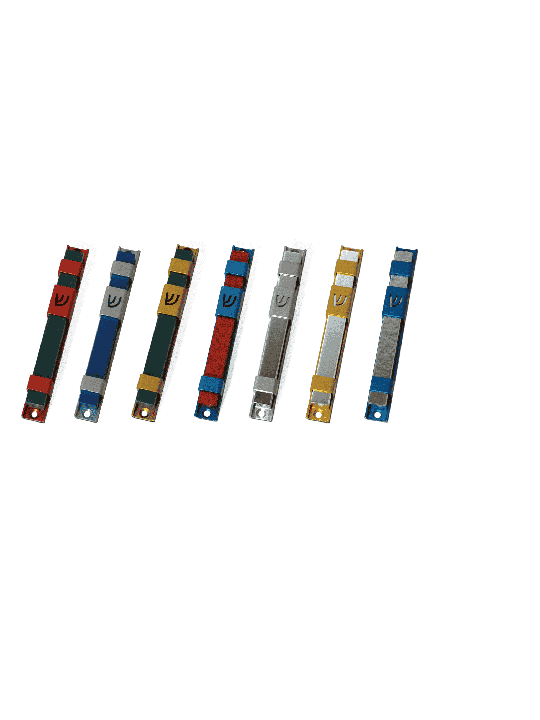 Boîtier Mezuzah en aluminium anodisé moderne, boîtiers Avi Nadav Mezuzah, Isra