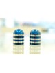 Modern Salt and Pepper Aluminum Shaker Set , Jewish Housewarming , Isr