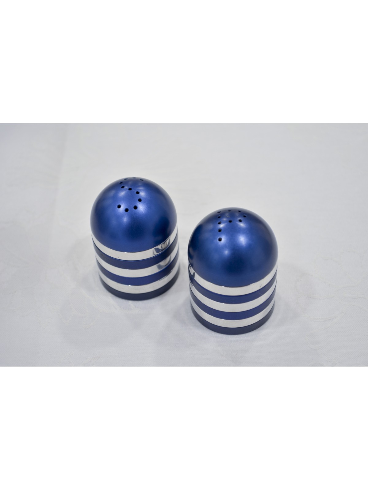 Modern Salt and Pepper Aluminum Shaker Set , Jewish Housewarming , Isr