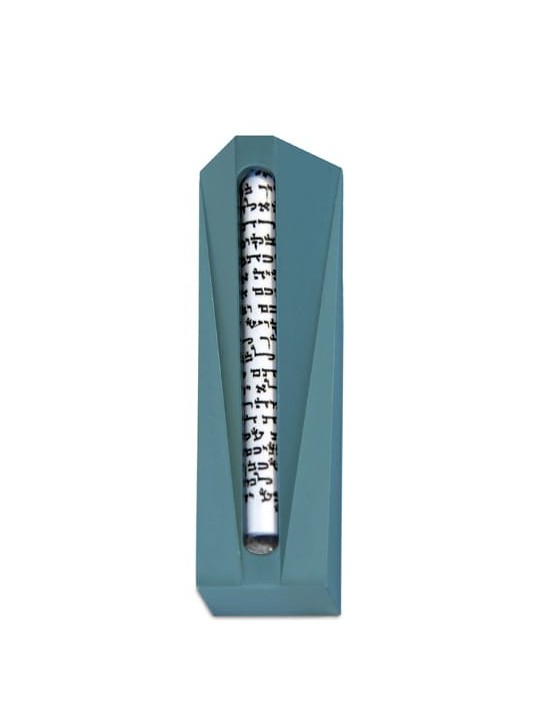 Boîtier Mezuzah en aluminium moderne unique, boîtiers Avi Nadav Mezuzah, Israël
