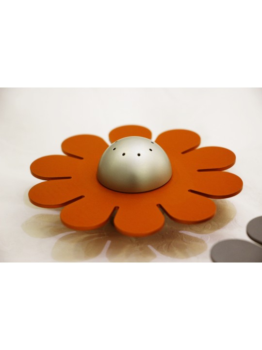 Salière en aluminium en forme de fleur, pendaison de crémaillère juive, Jud israélien