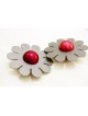 Flower Shaped Aluminum Salt Shaker , Jewish Housewarming , Israeli Jud