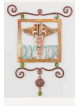 Wall Hanging Copper Doctor Single Square with Medi , Jewish Wedding Gi