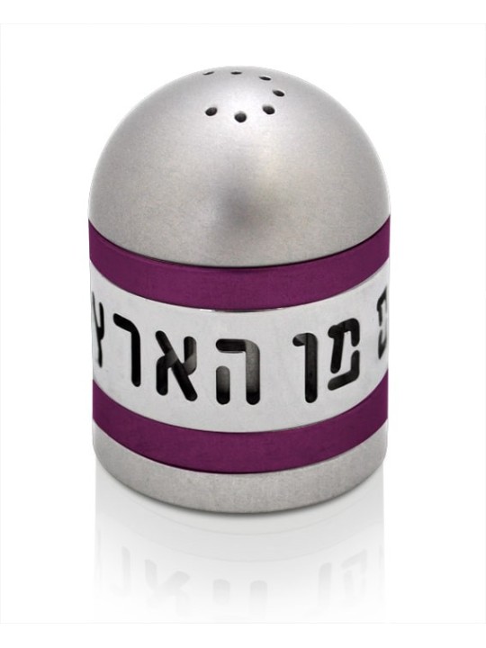 Salière en aluminium moderne avec bénédiction, pendaison de crémaillère juive, Israël