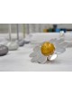 Shiny Floral Aluminum Salt Shaker , Jewish Housewarming , Israeli Juda
