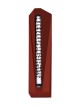 Caisse en aluminium moderne de Mezuzah avec le tube en verre, caisses d'Avi Nadav Mezuzah