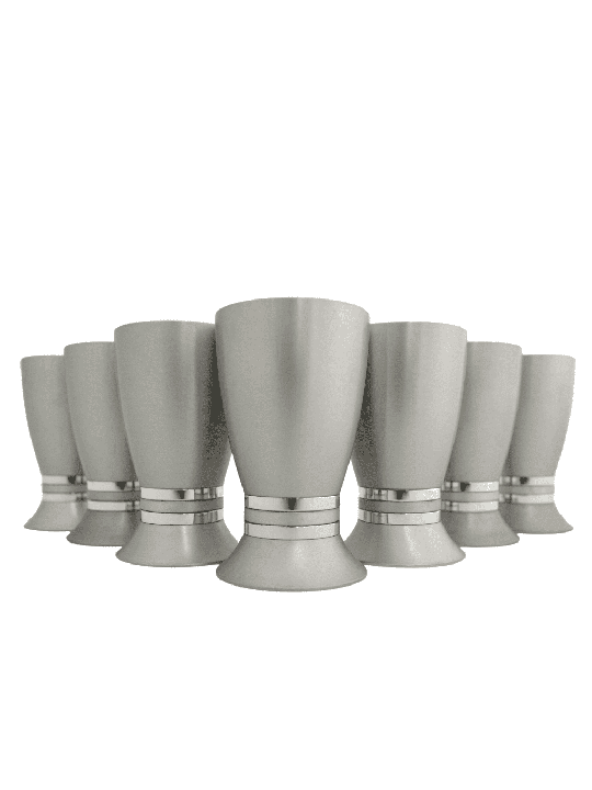 La tasse des enfants en aluminium de couleurs faites sur commande, cadeaux de mariage juifs, israéliens