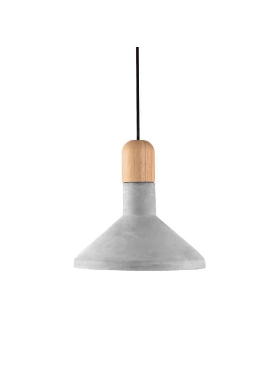 Lampe urbaine en béton et en bois, cadeaux Tu B'Av, Judaica israélienne