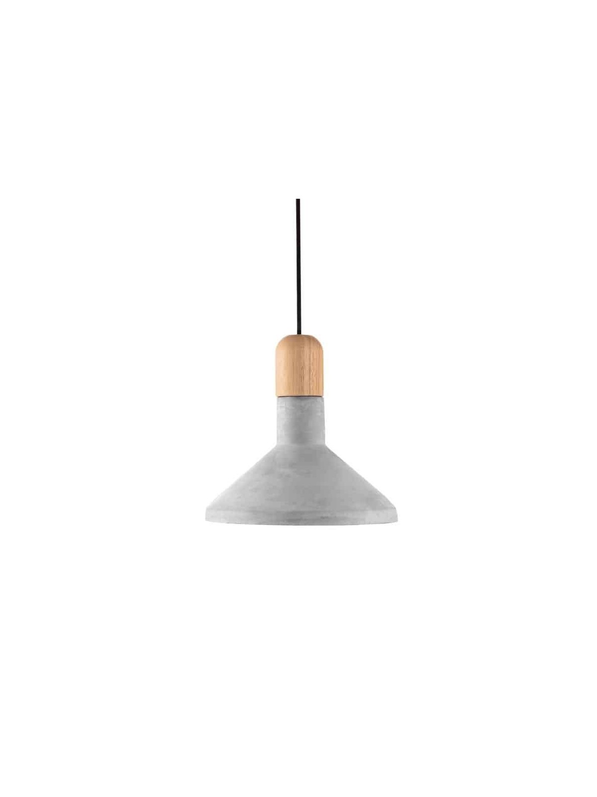 Lampe urbaine en béton et en bois, cadeaux Tu B'Av, Judaica israélienne