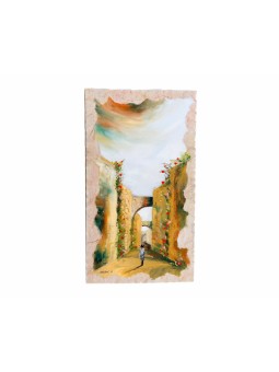 Peinture d'allée de la vieille ville de Jérusalem sur Jérusalem, cadeaux Tu B'Av, I