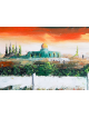 Mont du Temple Superbe peinture à l’huile de Jérusalem, Cadeaux Tu B’Av, Israélien
