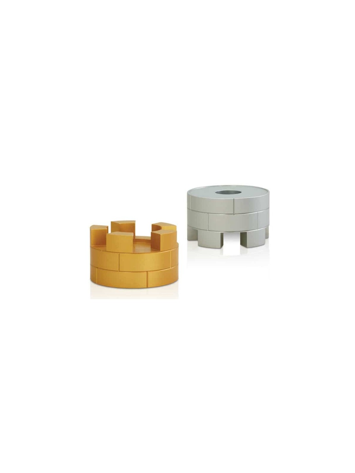Anodized Aluminum Traveling Candlesticks , Shabbat Gifts , Israeli Jud