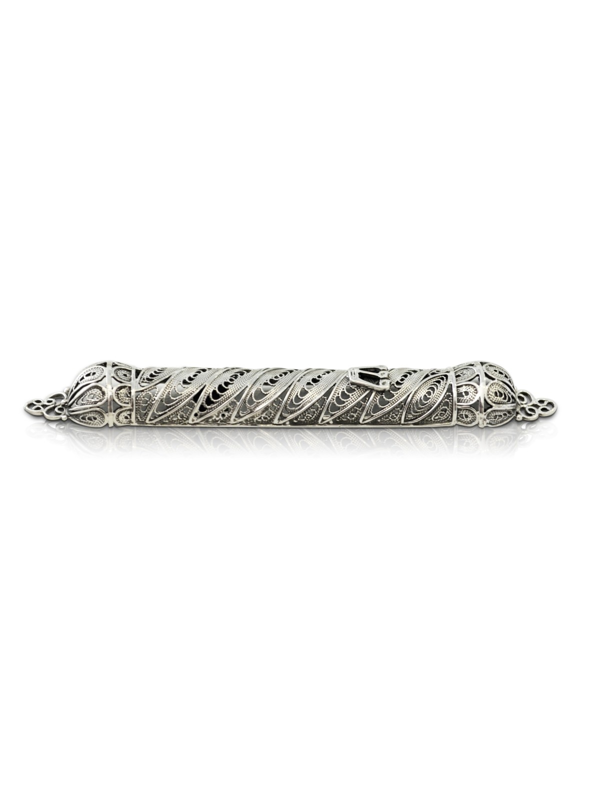 Étui Mezuzah en filigrane d’argent sterling, étuis Avi Nadav Mezuzah, Isra