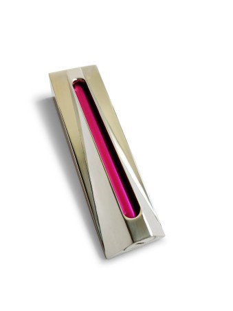 Mezuzah colorée en aluminium anodisée moderne unique C, Avi Nadav Mezuzah