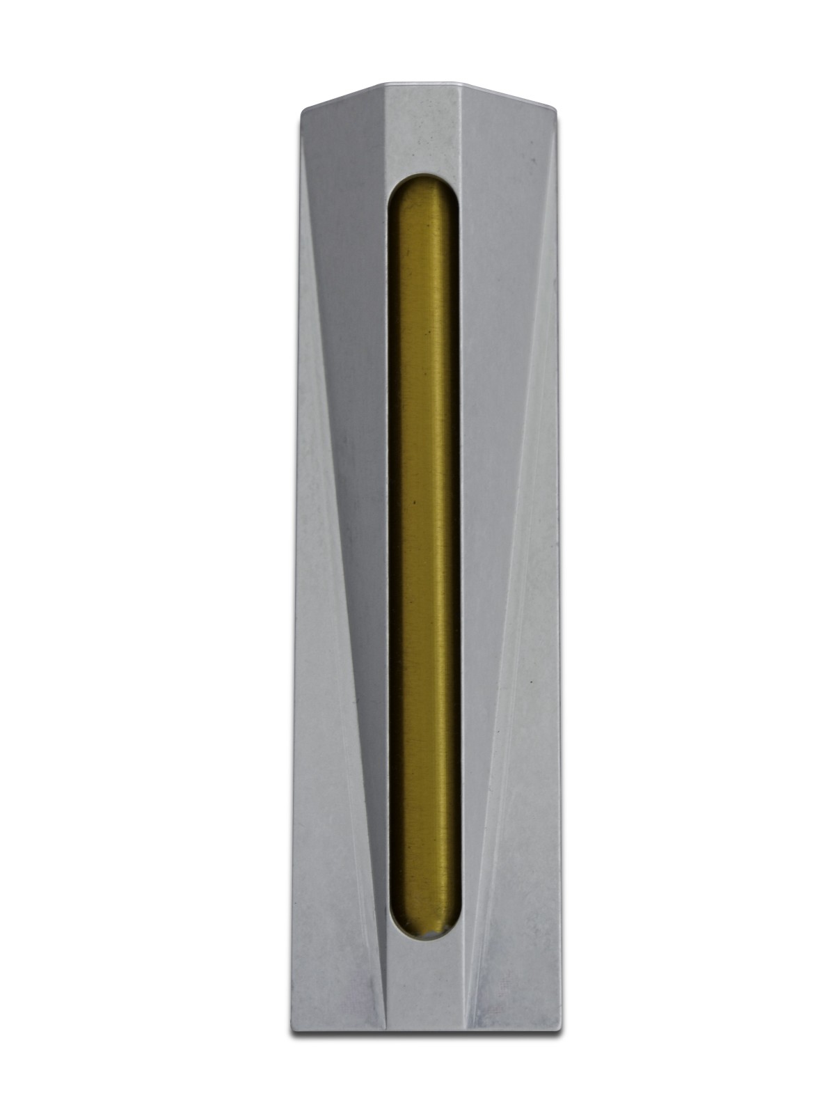Mezuzah colorée en aluminium anodisée moderne unique C, Avi Nadav Mezuzah