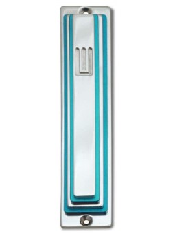 Étui Mezuzah de couleurs personnalisées en aluminium anodisé, Avi Nadav Mezuzah