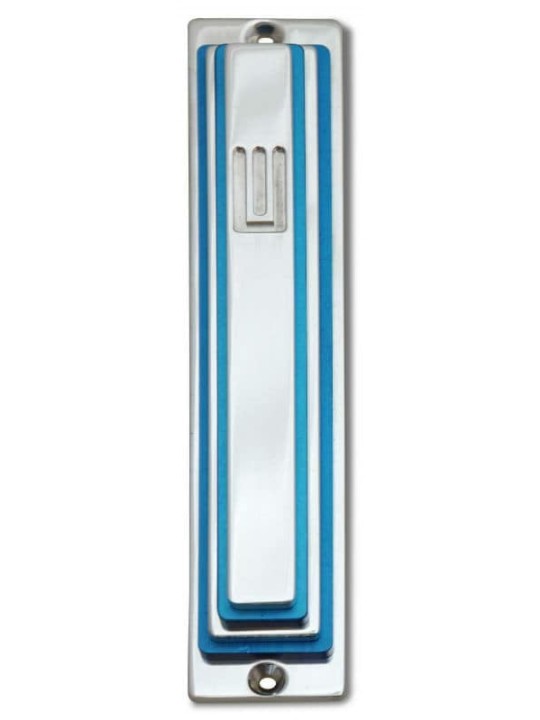 Étui Mezuzah de couleurs personnalisées en aluminium anodisé, Avi Nadav Mezuzah