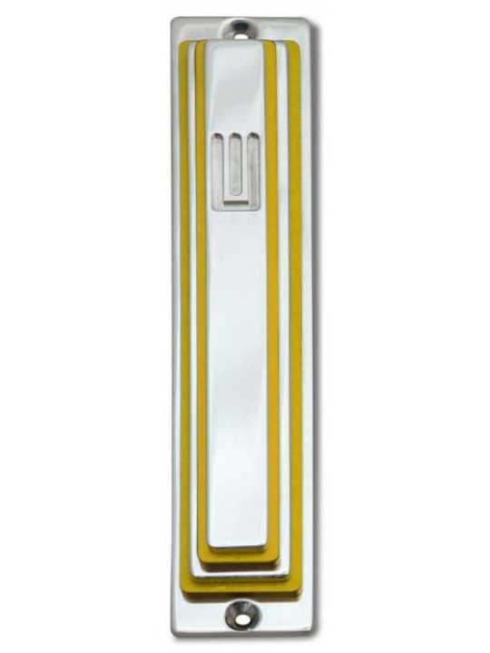 Étui Mezuzah de couleurs personnalisées en aluminium anodisé, Avi Nadav Mezuzah