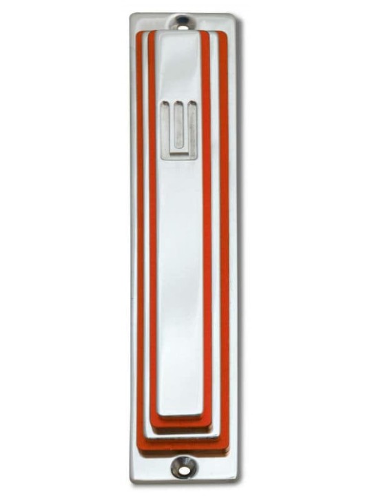 Étui Mezuzah de couleurs personnalisées en aluminium anodisé, Avi Nadav Mezuzah