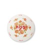 Plaque de Seder de cercle de fleurs extra larges, cadeaux de Pâque, Juda israélien