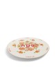 Plaque de Seder de cercle de fleurs extra larges, cadeaux de Pâque, Juda israélien
