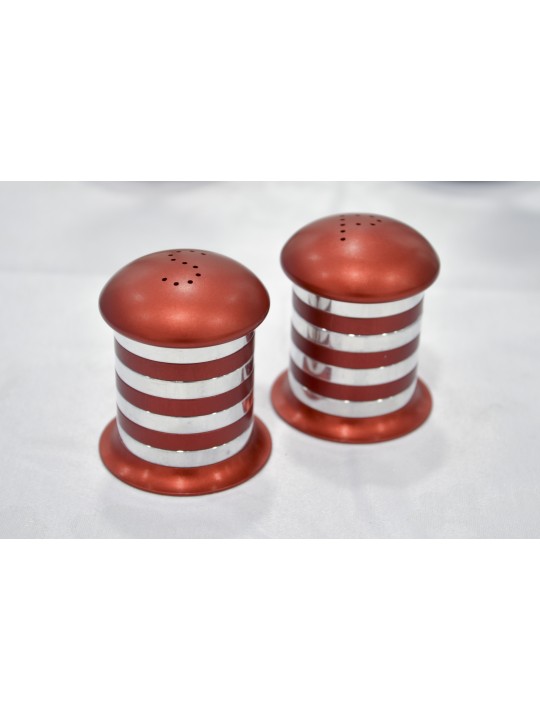 Salt & Pepper Shakers with Shiny Finish , Jewish Housewarming , Israel