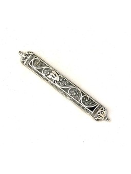 Beau et spécial petit étui Mezuzah en argent, cadeaux Tu B'Av, Isra