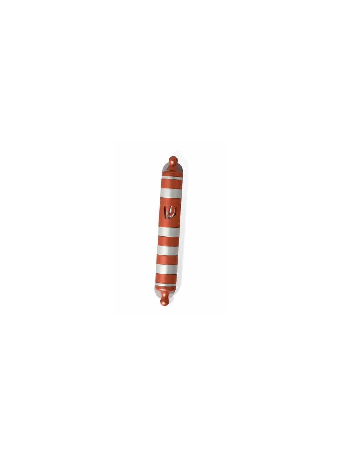 Caisse ronde colorée de Mezuzah en aluminium, caisses Avi Nadav Mezuzah