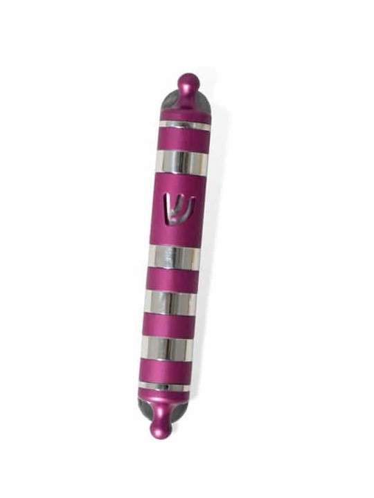 Caisse ronde colorée de Mezuzah en aluminium, caisses Avi Nadav Mezuzah