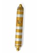 Caisse ronde colorée de Mezuzah en aluminium, caisses Avi Nadav Mezuzah
