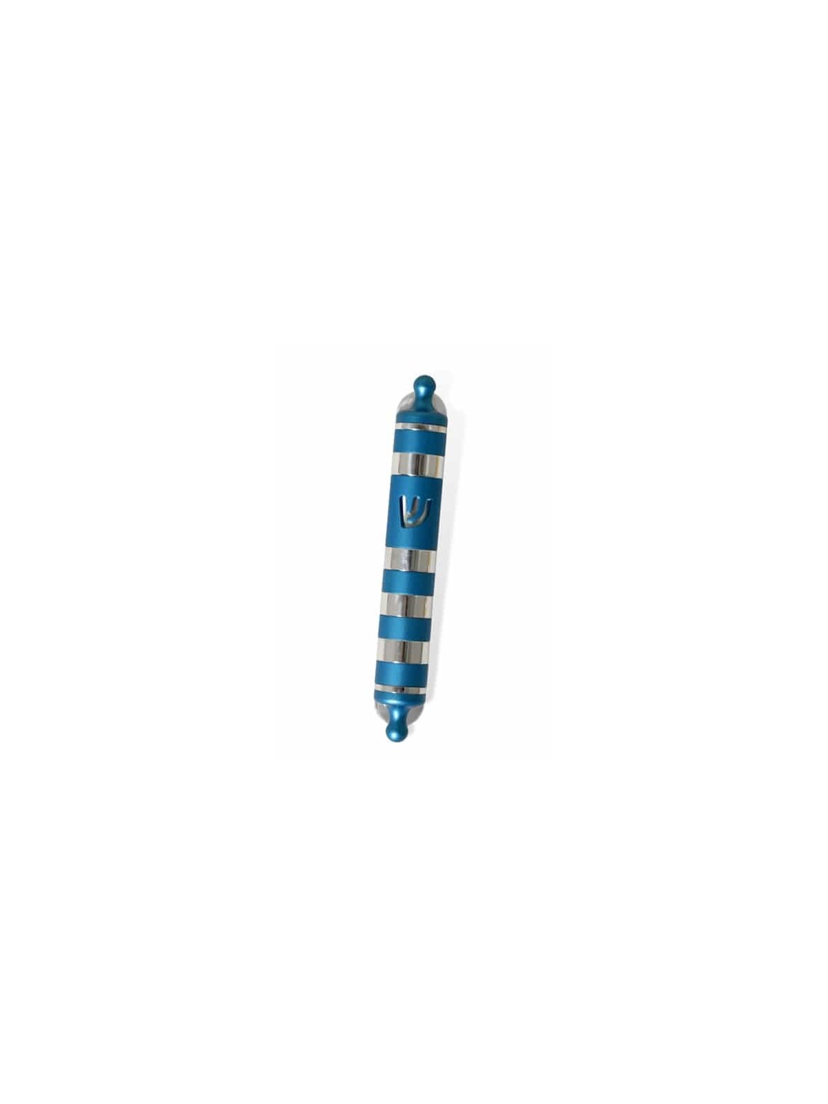 Colorful Round Mezuzah Case Made of Aluminum , Avi Nadav Mezuzah Cases