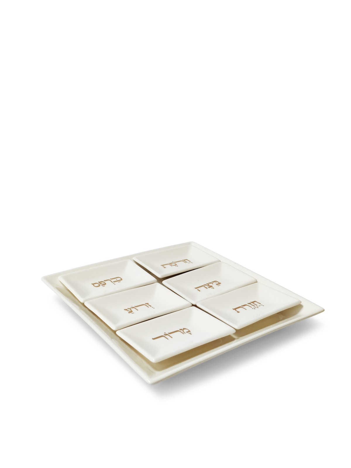 Belle assiette de Seder décorée de Pâque folle, cadeaux de Pâque,
