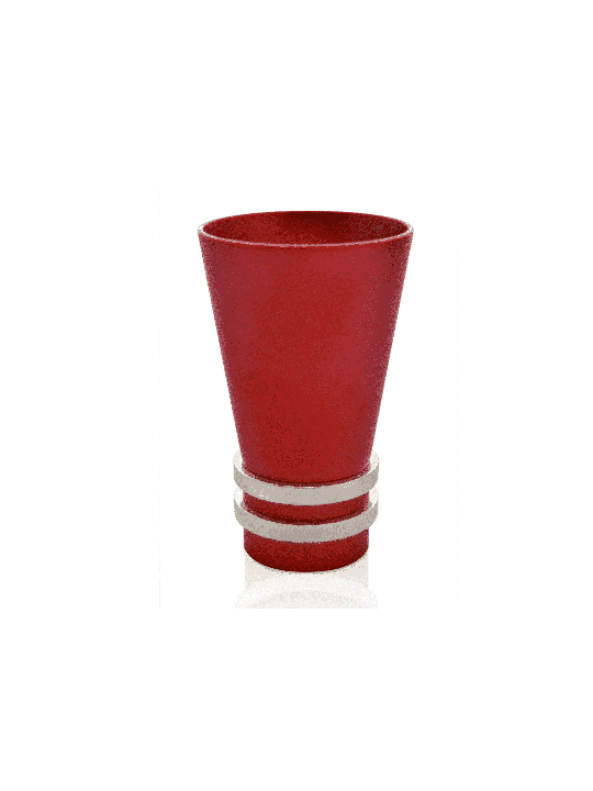Coupe de Kiddouche en aluminium avec anneaux épais, coupes de Kiddouche modernes, israéliennes
