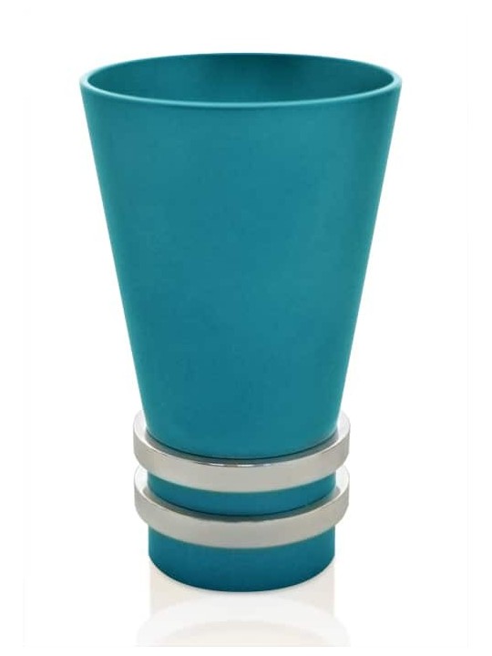 Coupe de Kiddouche en aluminium avec anneaux épais, coupes de Kiddouche modernes, israéliennes