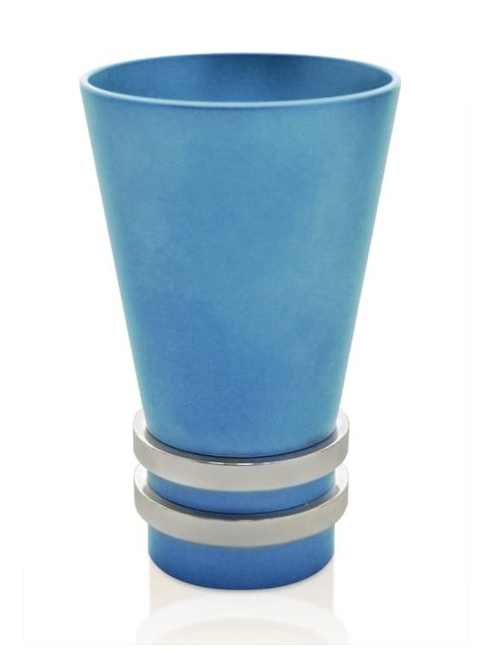 Coupe de Kiddouche en aluminium avec anneaux épais, coupes de Kiddouche modernes, israéliennes